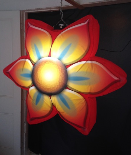 flower, inflatable,