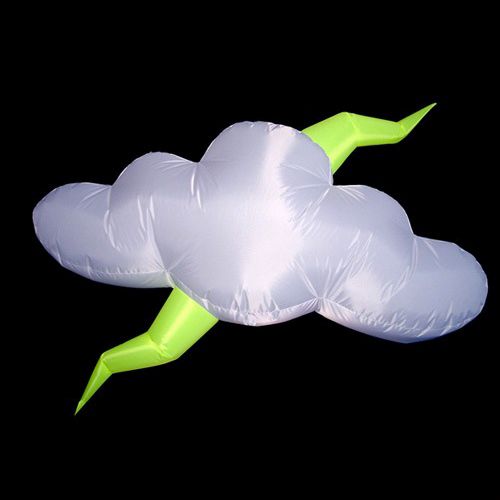 inflatable,cloud,lightning,
