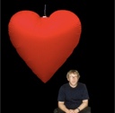 Hanging Heart-Shaped Inflatable 152cm x 152cm/5ft x 5ft 