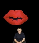 Hanging Detailed Lips-Shaped Inflatable 122cm x 75cm/4ft x 2.5ft Image ONE side