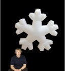 Hanging Snowflake-shaped Inflatable 122cm x 122cm/4ft x 4ft 