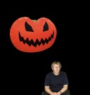 Hanging Pumpkin-Shaped Inflatable 100cm x 75cm/3.3ft x 2.5ft (Image ONE Side)