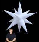 Hanging inflatable 12 pointed Extra Spikey Star 182cm /6ft diameter 